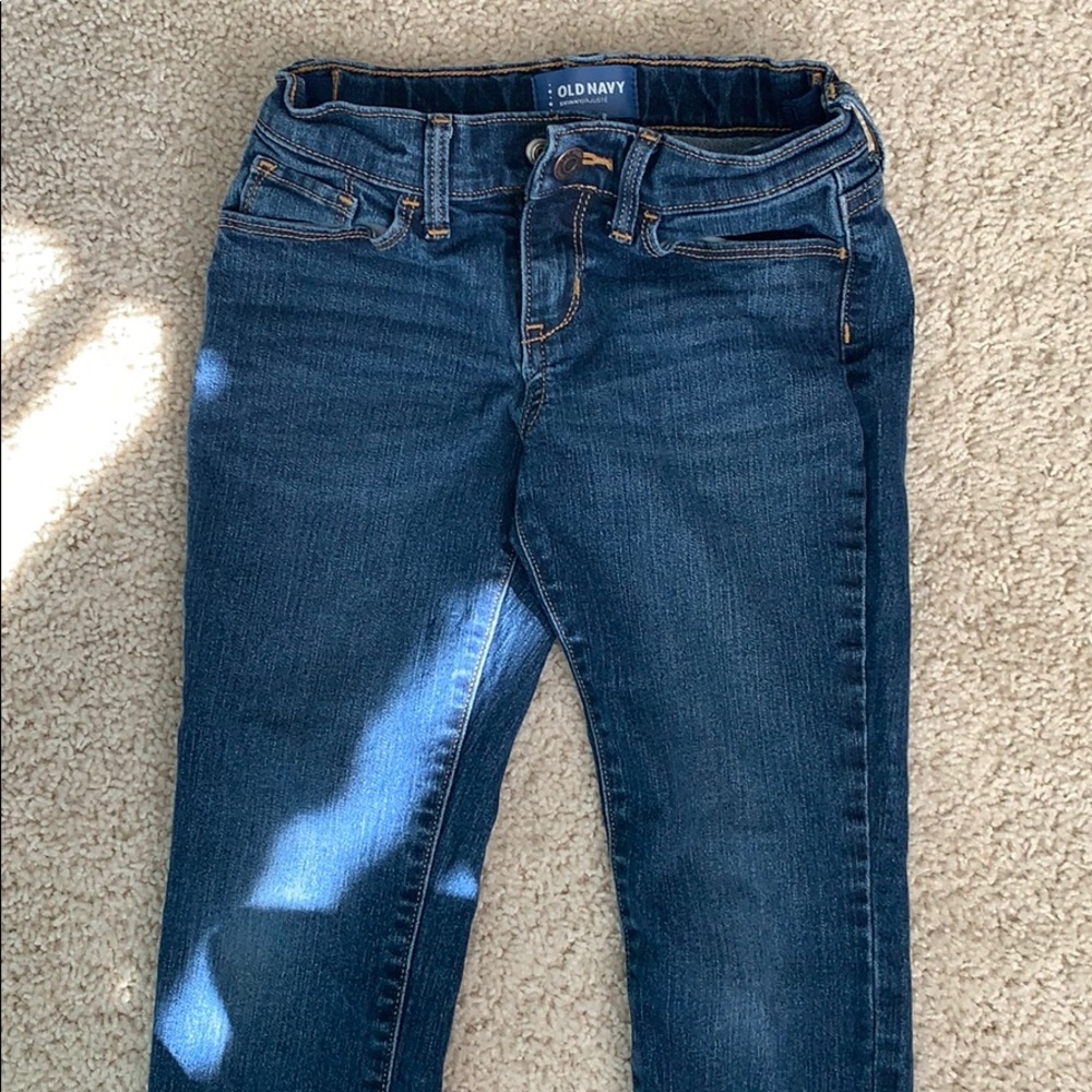 Old Navy skinny denim capris Girls 8